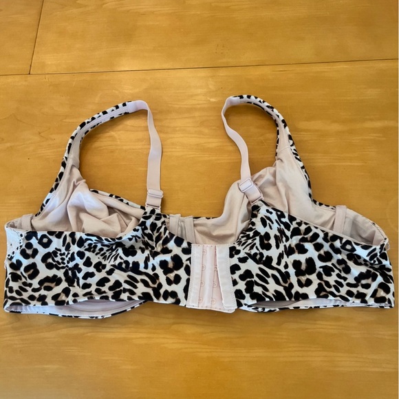 Cacique 46C Animal Print Leopard Underwire Bra - Picture 4 of 13